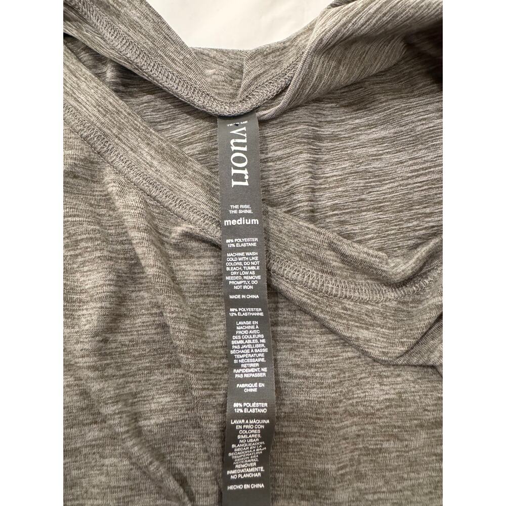 Vuori Jogger Women’s Medium Gray Romper Athleisure Yoga Travel Lounge Minimalist - Picture 8 of 16
